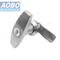 Stainless Steel IP65 Control Box T Handle Key Lock Cam Electrical Quarter Turn Panel Latch Cabinet