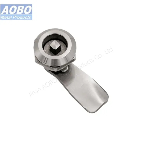 Aobo AISI316 Square Cam Lock Quarter Turn for High-Speed Rail Waterproof Parts Electrical Panel Cabinet