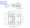 Aobo Stainless Steel 60X73 Butt Hinge Precision Casting Electrical Box Network Cabinet Hinge
