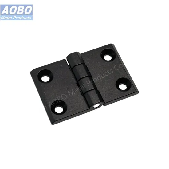 Aobo Flat Black Zinc Alloy Hinge with Countersunk Industry Cabinet Black Butt Hinge
