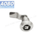 Stainless Steel AISI316 Square Lock Cylinder Quarter Turn Cam Compression Latch Lock Railway Standard