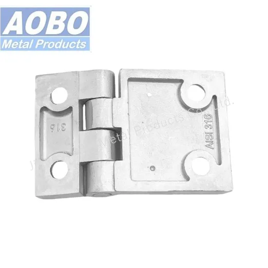 Aobo 60*90mm Industrial Enclosure Cabinet Door 316 Stainless Steel Screw on Hinge