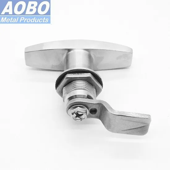 Stainless Steel Lever Door T Handles Non Locking Switchroom Cabinet Lock