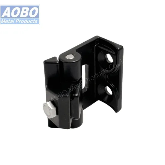 Aobo Custom Factory Delivery OEM Stainless Steel 316 Black Electric Cabinet Door Durable Corner Hinge