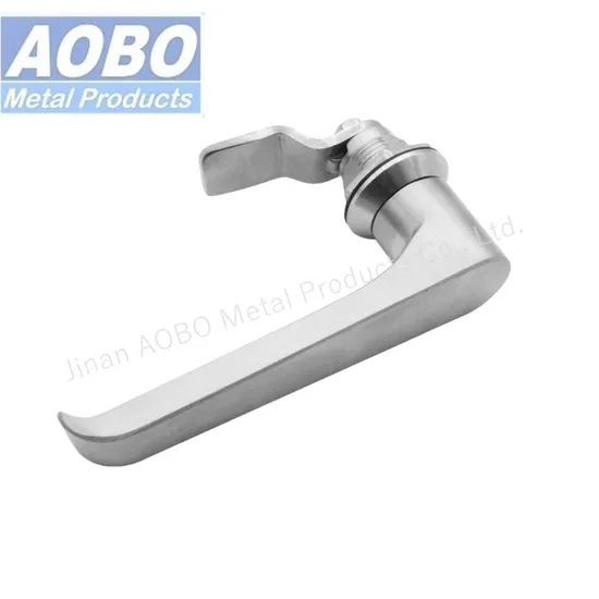 Aobo Stainless Steel L-Handle Cabinet Lock Non Locking Cam Lock Quarter Turn Handle