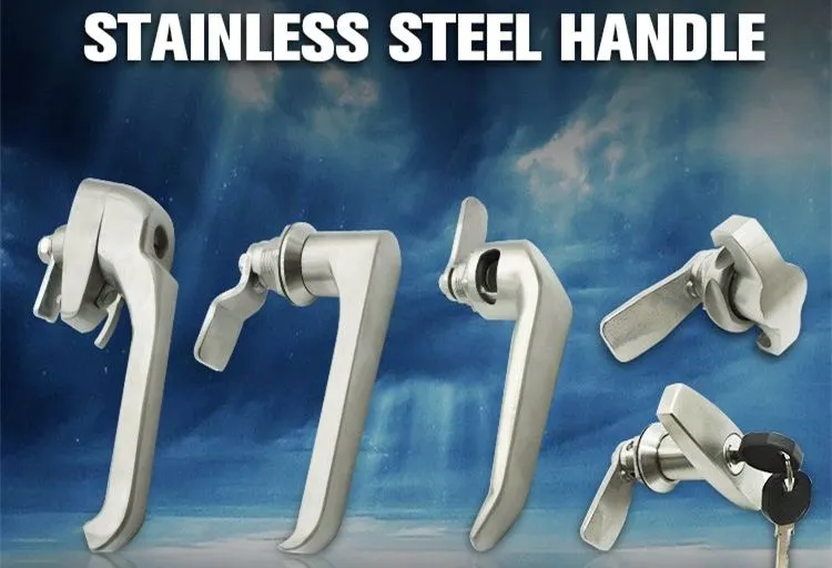Zinc Alloy Cylinder Stainless Steel Industrial Quarter Turn Cam Lock Latch Electrical Rittal Panel Lock Key T Handle