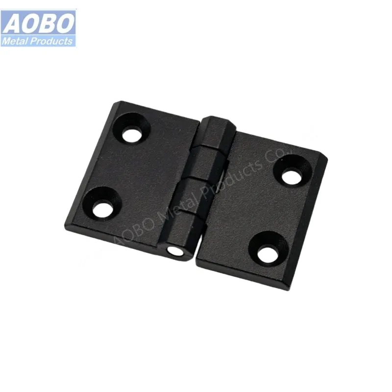 Aobo Flat Black Zinc Alloy Hinge with Countersunk Industry Cabinet Black Butt Hinge