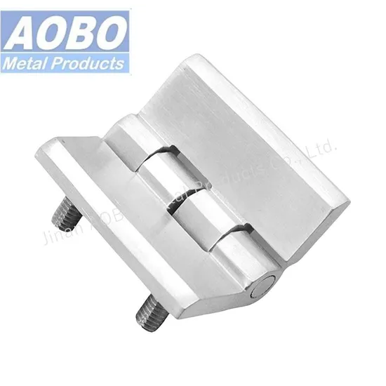Aobo AISI316 50mm Distribution Cabinet Electrical Industrial Door Hinge with Threaded Studs M6