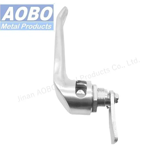 Heavy Duty Stainless Steel L Handle Quarter Turn for Padlocklock Emka1000-U860 for Cabinet Door Industrial Distribution Box Padlocking L Handles