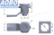 Aobo Precision Casting CNC Machining AISI316 Industrial Distribution Board Cabinet Safe Cylinder Quarter Cam Lock