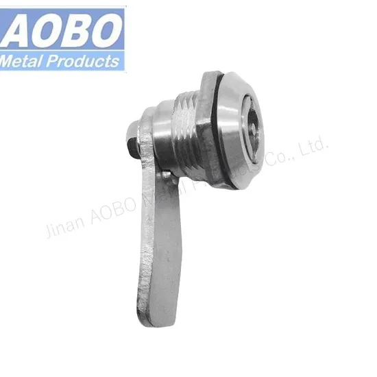 Aobo SUS316 Double Bit Insert IP65 Level Industrial Cabinet Panel Door Lock Quarter Turn Cam Lock
