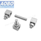 Aobo Stainless Steel Zinc Plating Steel Cabinet Hinge 3 Joint Hinge for Steel Door