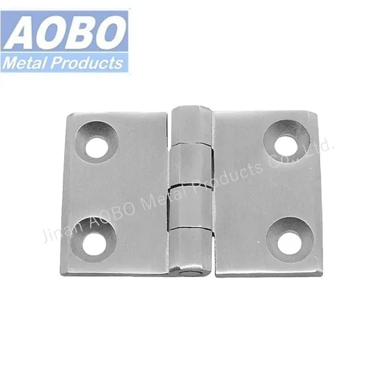 Factory Direct 50*76mm Electric Cabinet Door Folding Hinge Silver Thickened Open Hinge Five Parts Tradition Household Use