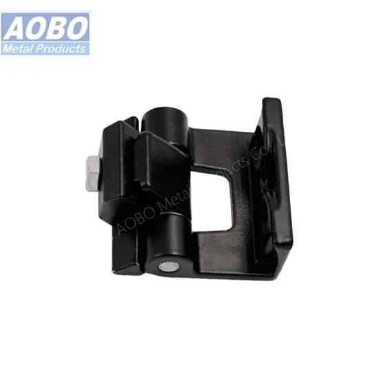 Aobo Custom Factory Delivery OEM Stainless Steel 316 Black Electric Cabinet Door Durable Corner Hinge