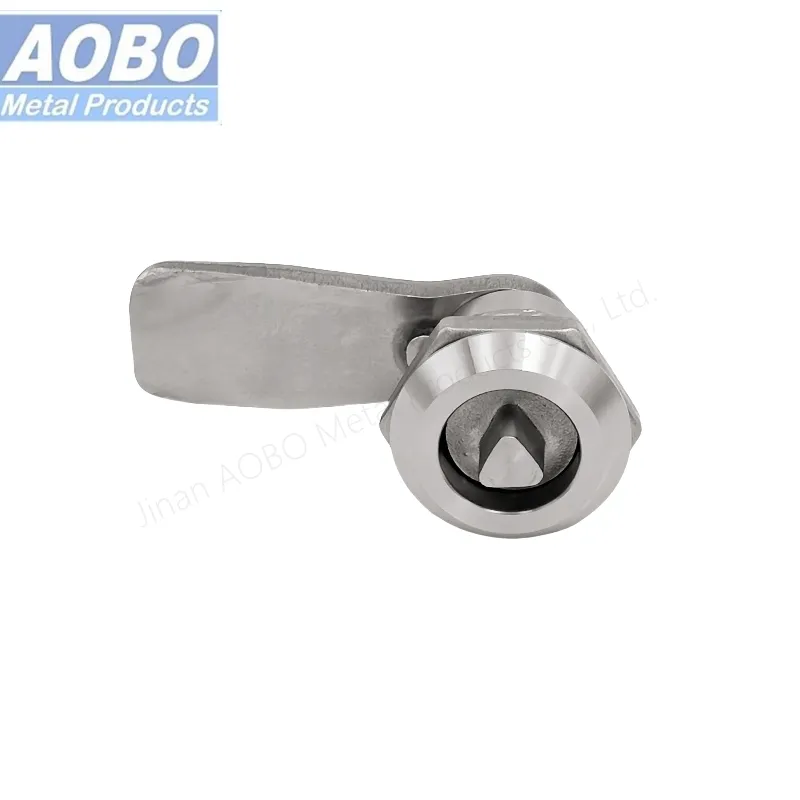 Aobo Factory Producer IP65 Transformer Cabinet 7mm Triangular Lock Core SS316 Quarter Turn Cam Lock