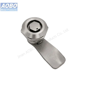 Aobo Precision Casting AISI316 Hexagon Male Lock Core Quarter Turn Quality Certificate ISO9001 Electric Cabinet Door Cam Lock