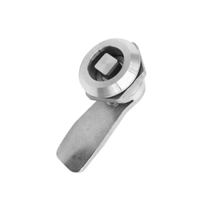 Aobo Casting Process Panel Door Distribution Cabinet AISI316 Square Insert IP65 Quarter Turn Cam Lock with Seal