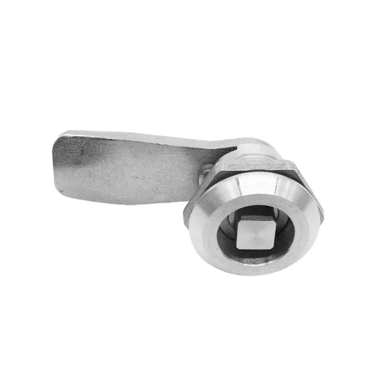 Aobo Factory Manufacturer ISO9001 Stainless Steel 316 Durable Quarter Turn Latch Cabinet Square Cam Lock