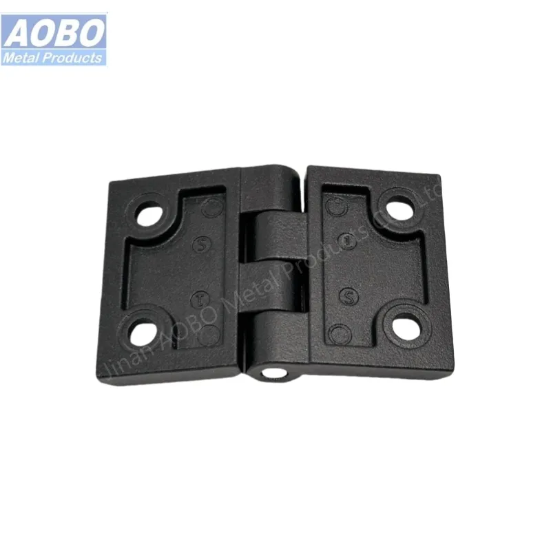 Aobo OEM Zinc Die Cast Black Powder Coated Electrical Butt Cabinet Hinge