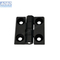 Aobo OEM 40X40 Butt Hinge Heavy Duty Zinc Alloy Black ISO9001 Substation Cabinet Door Fixed Hinge