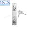 Aobo Industrial Electrical Stainless Steel 316 Panel Plane Cabinet Lock Swing Handle with Key and Zinc Alloy Insert