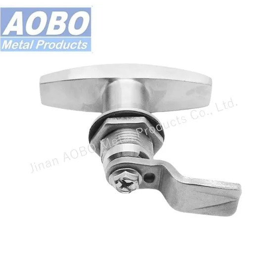 Aobo Non-Locking Stainless Steel T Cam Lock Waterproof IP65 Electrical Cabinet Panels T-Handle Lock