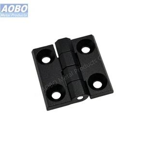 Aobo 40*40 Cabinet Door Hinge Black Butt Hinge Zinc Alloy Flat Hinge