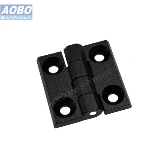 Aobo 40*40 Cabinet Door Hinge Black Butt Hinge Zinc Alloy Flat Hinge