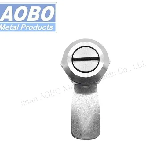 Stainless Steel High Security Electric Locker Cabinet Panel Cam Lock Slotted Recess Quarter Turn