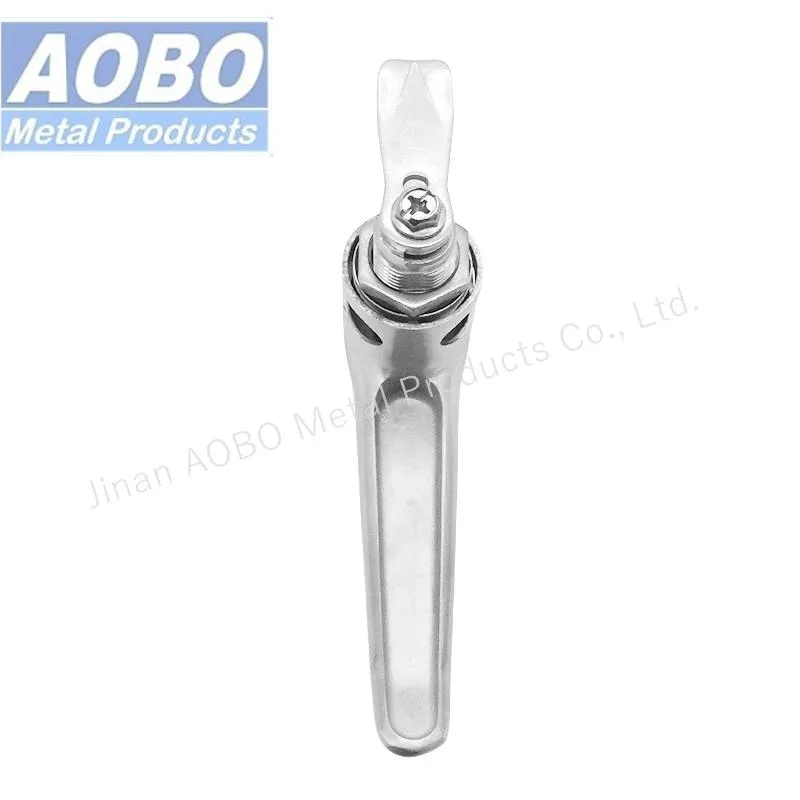 Aobo Stainless Steel 316 Panel Lock Cabinet L-Handle Quarter Turn Padlock Lock