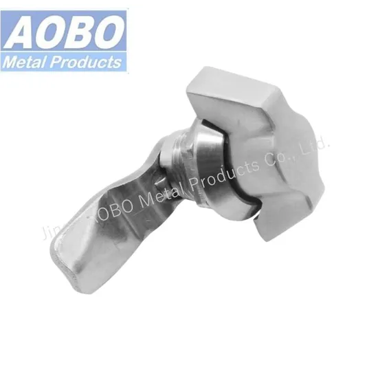 Aobo Wing Knob Quarter Turn Handle Stainless Steel 316 Thumb Cam Lock 1/4 for Electric Rittal Panel