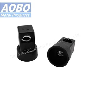 Aobo High-Quality Smooth Operation Rod Fixture Guide Piece Black Plastic Tie Rod Guide Catch Accessories