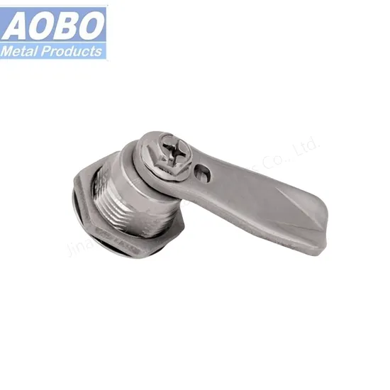 Aobo Factory Manufacture High-Speed Rail Metro Part Electric Cabinet Door Triangular Insert Quarter Turn SUS316 Cam Lock