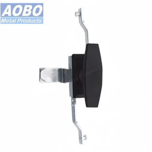 Aobo Remote Control Electric Lock Manufacture Black Three Point Lock Rod Control Swinghandle Latch T Handle