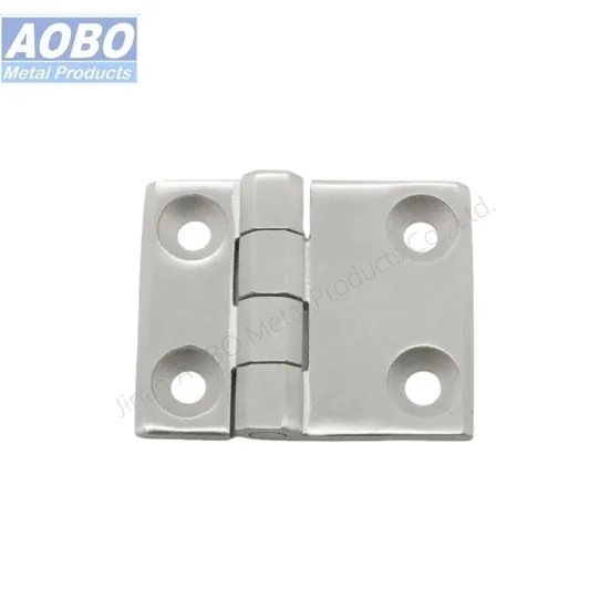 Aobo Precision Casting Metal AISI316 Hinge Industrial Usage 60X73 Door Hinges Thick Design