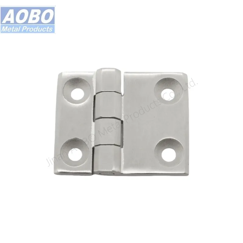 Aobo Precision Casting Metal AISI316 Hinge Industrial Usage 60X73 Door Hinges Thick Design