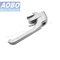 Industrial Equipment Cabinet Door Handle Lock 2*4 Slot AISI316 Stainless Steel Black Powder Coated Quarter Turn L Handle Latch with Padlock