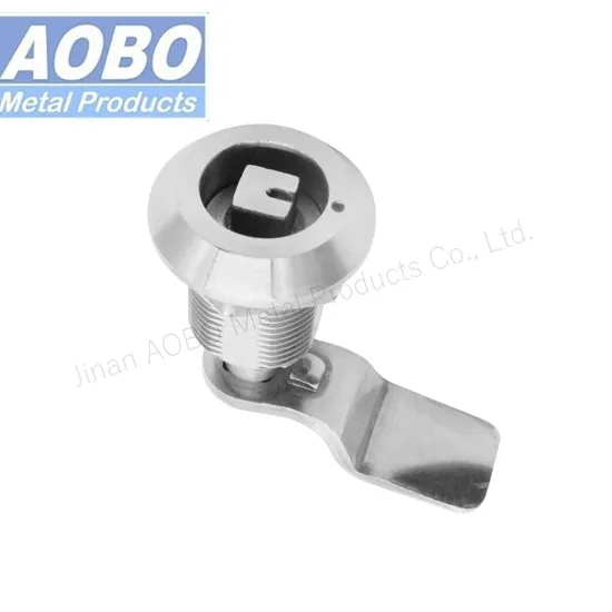 Stainless Steel AISI316 Square Lock Cylinder Quarter Turn Cam Compression Latch Lock Railway Standard
