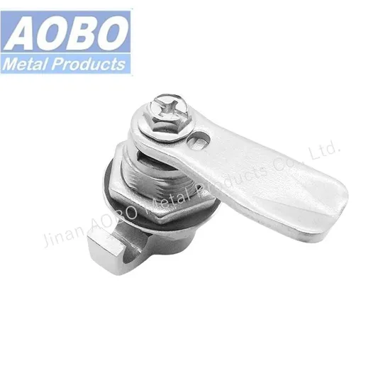 Stainless Steel Double Wing Knob Cam Lock 1/4 Turn Lock Latch for Power Distribution Cabinet for Industrial Distribution Box