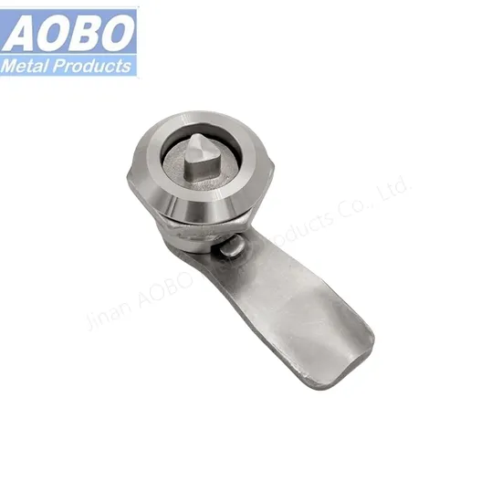 Aobo Factory Producer IP65 Transformer Cabinet 7mm Triangular Lock Core SS316 Quarter Turn Cam Lock
