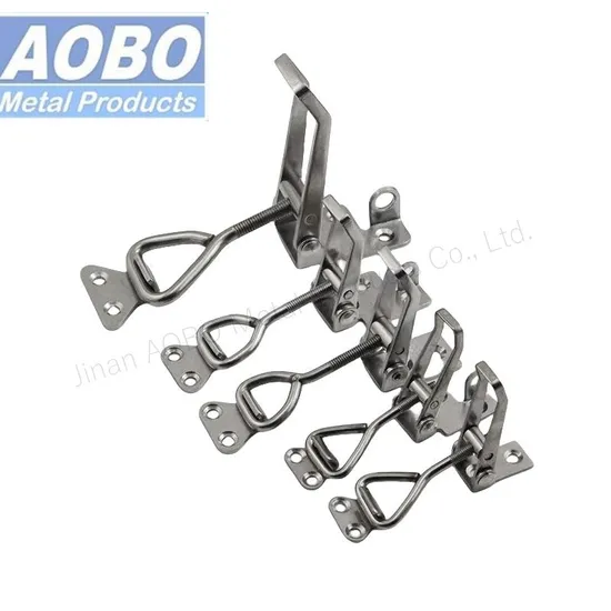 Aobo Stainless Steel Accessories Chest Trunk Latch Catch Hasp Adjustable Box Clamp Toggle Latch