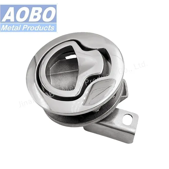 Flush Pull Hatch Latch Stainless Steel Boat Slam Latch Handle Lift Marine Compression Latch Lock for Boat RV Trailer Door