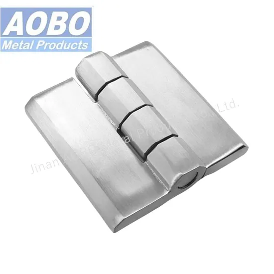 Factory Wholesale Precision Cast Stainless Steel AISI316 Industrial Heavy Duty Enclosure Cabinet Door 60*60mm Screw on Hinge with Studs