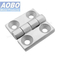 S. S 60X60mm Leaf Cabinet Enclosure Hinge with Holes for Electrical Cabinet