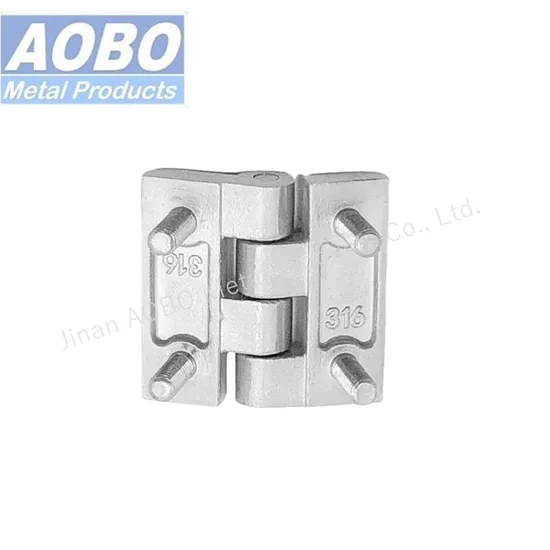 Aobo SS316 40mm Distribution Cabinet Transformer Station Door Hinge with Threaded Studs M5