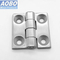Stainelss Steel Casting Flat Hinge with 4 Holes for Electric Power Cabinet