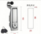 Aobo Zinc Alloy Black Plane Press Latch Chassis Electrical Cabinet Bounce Compression Cabinet Door Lock