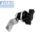 Zinc Alloy Ms714 Black T Handle Quarter Turn Lock Keyless Cabinet Cam Lock Rotary Tongue Lock