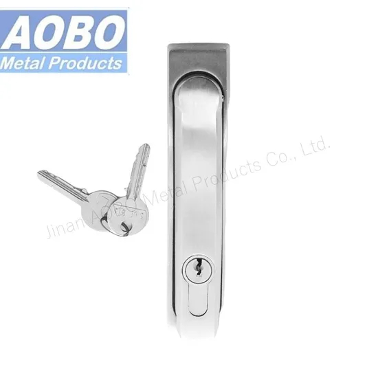 Aobo Waterproof IP65/66 Swing Handle Stainless Steel AISI316 3 Point Cam Mechanism Enclosure Plane Cabinet Latch