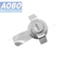 Stainless Steel Wing Thumb Knob Cam Lock Quarter Turn Latch Cam Lock with Key 333 Electrical Panel Cabinet Door